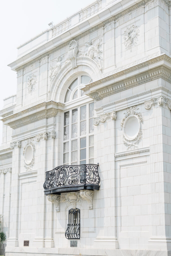 Newport RI Wedding Photographers and Wedding Videographer | Serving CT, RI, and New England Areas | Photo of the Rosecliff Mansion, Newport RI