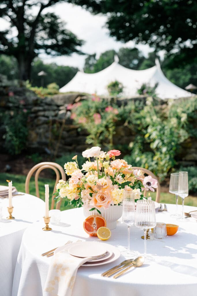 Romantic Smith Farm Gardens wedding in Connecticut